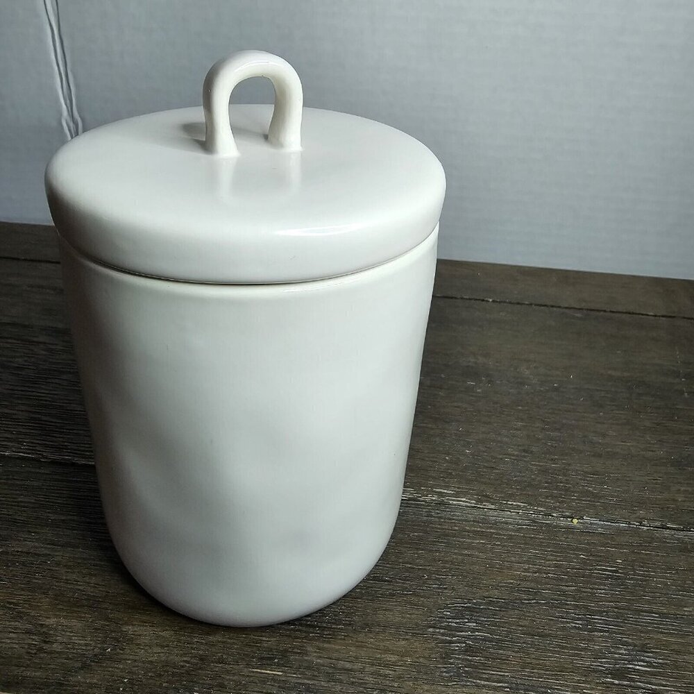 Rae Dunn Artisan Sugar Rush Small Canister Gold Writing Magenta Farmhouse - Picture 4 of 15